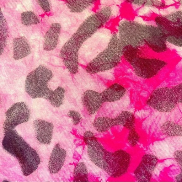 YFB MINI PINK LEOPARD TIE DYE LEGGINGS - Picture 3 of 4